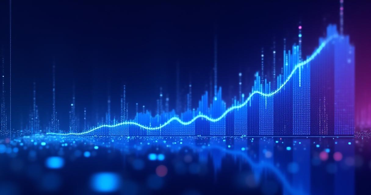 AIとデータ分析による収益最適化のイメージ